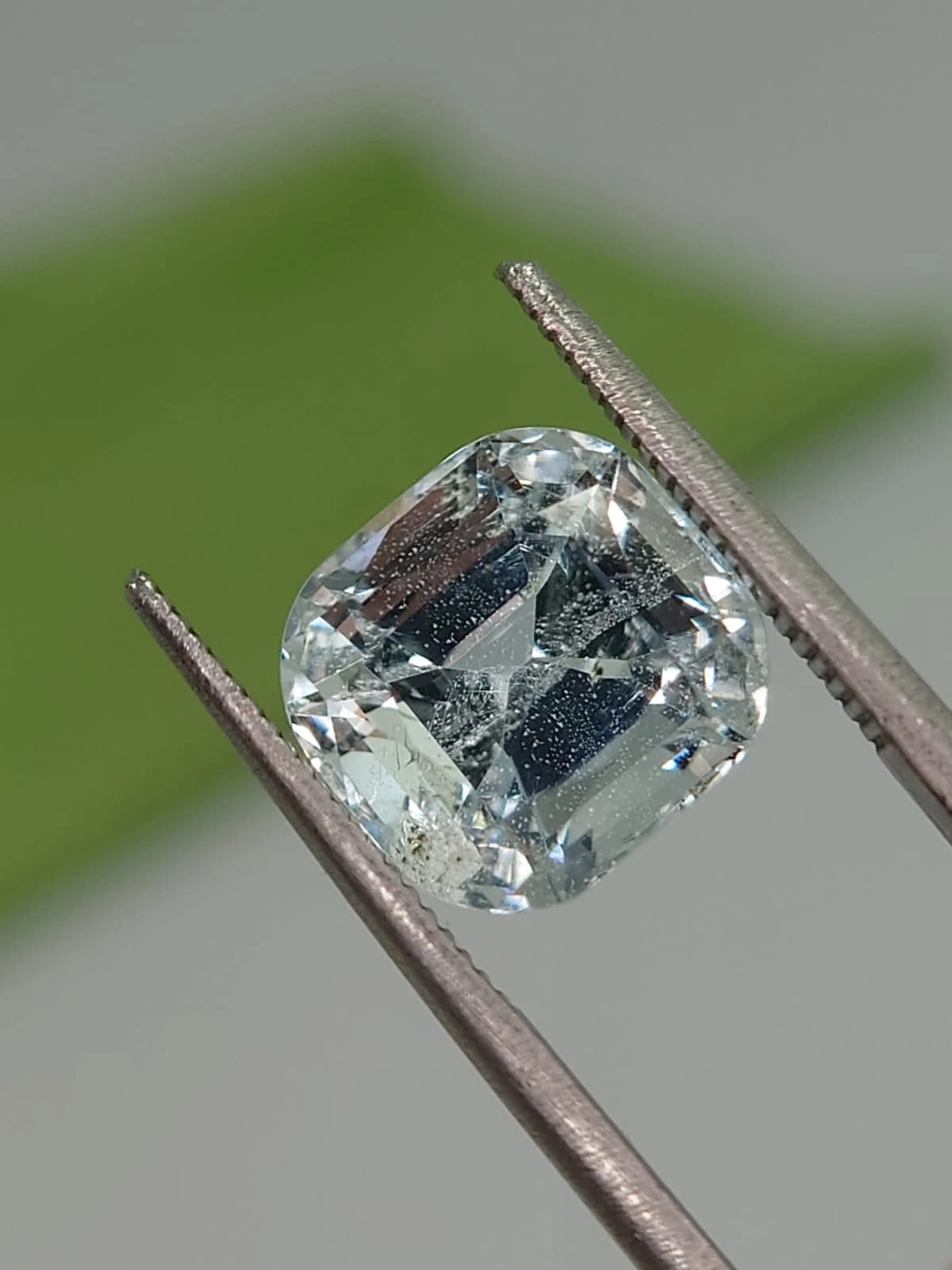 4.1ct Natural Cushion Faceted Aquamarine from Nigeria — view 3